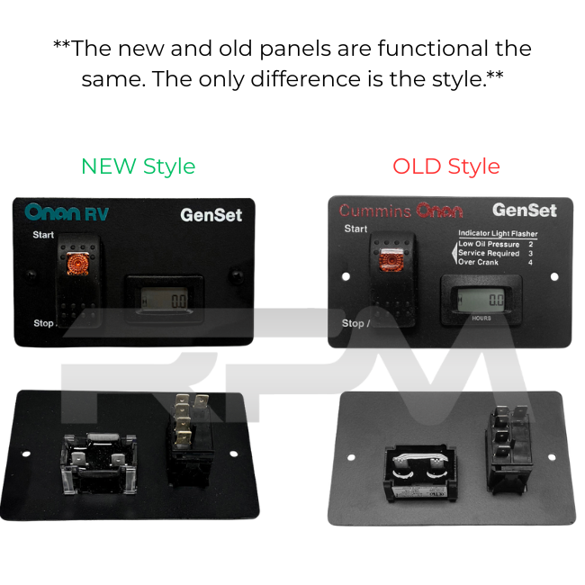 Tiffin RV Cummins Onan 028-00022 GenSet Generator Control Switch Panel 5137928 | RV Parts Masters, OEM Tiffin Motorhome Parts