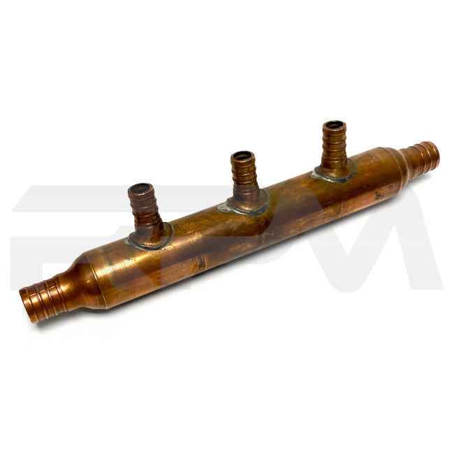 Tiffin RV 3-Port Water Manifold 9" Copper 5016030 | RV Parts Masters, OEM Tiffin Motorhome Parts