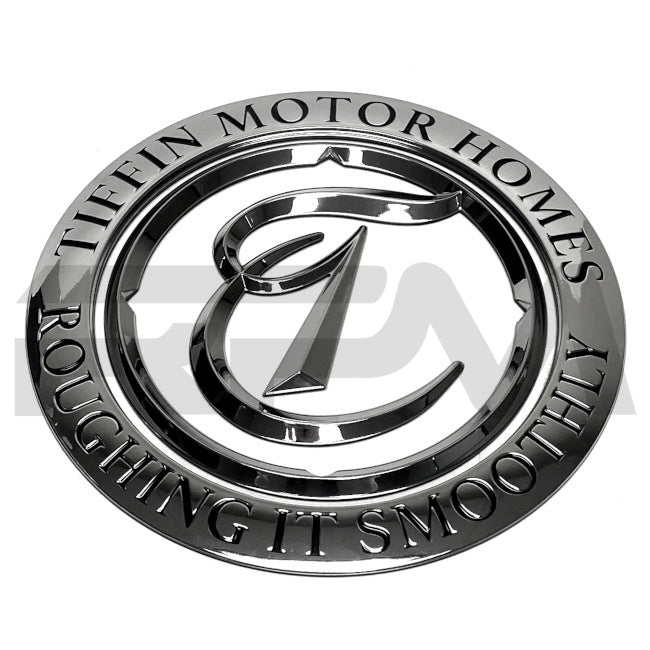 Tiffin RV "Roughing It Smoothly" Decal for Entry Door 5055038 | RV Parts Masters, OEM Tiffin Motorhome Parts