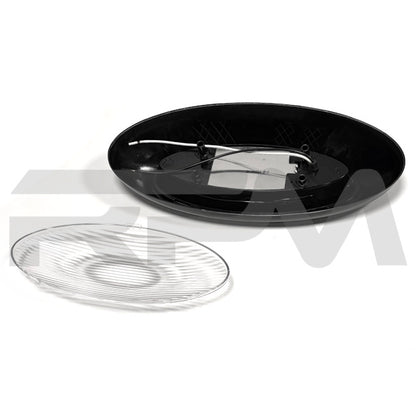 Tiffin RV Porch Light Black w/ Clear Lens 5002012 | RV Parts Masters, OEM Tiffin Motorhome Parts