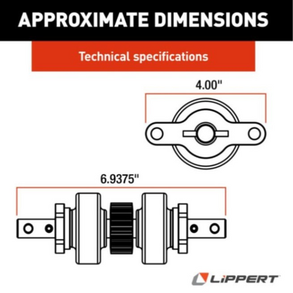 Tiffin RV Lippert 140409 Slide-Out Gear Pack 5007697 | RV Parts Masters, OEM Tiffin Motorhome Parts