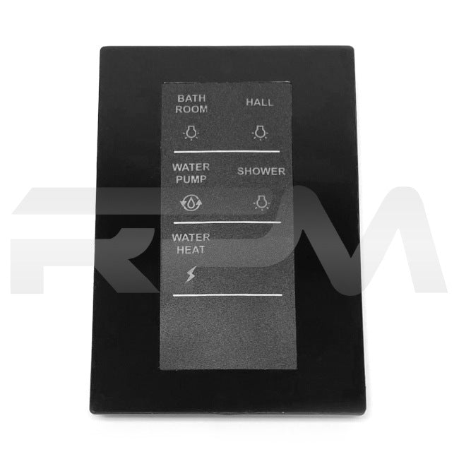 Tiffin RV Spyder Bathroom Control Switch Panel 5-Button 5068658 | RV Parts Masters, OEM Tiffin Motorhome Parts