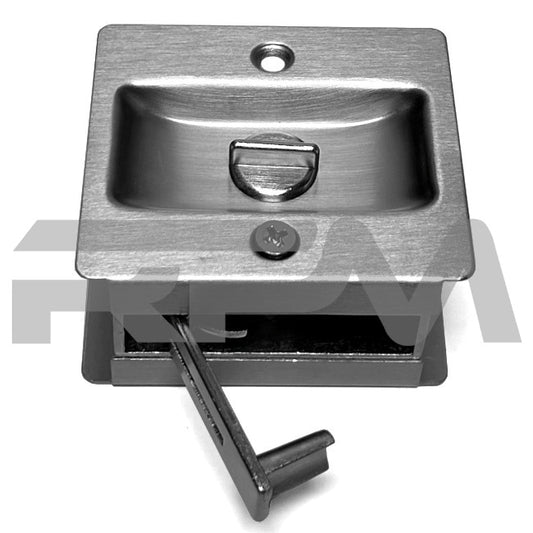 Tiffin RV Double Sided Pocket Door Lock Satin Nickel 8677 | RV Parts Masters, OEM Tiffin Motorhome Parts