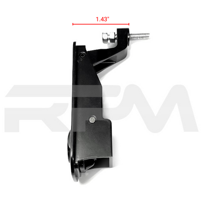 Tiffin RV Rear Engine Latch Non-Locking Black 5019923 | RV Parts Masters, OEM Tiffin Motorhome Parts