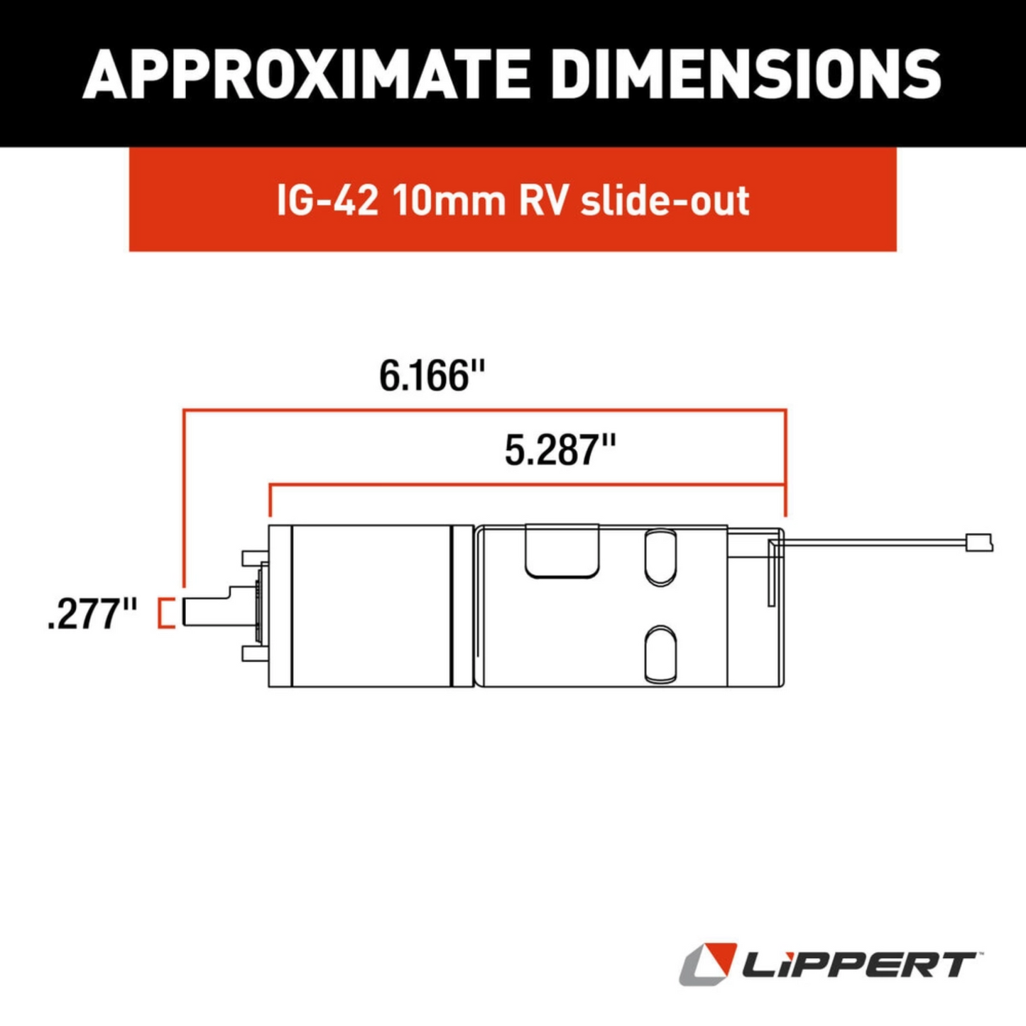 Tiffin RV Lippert In-Wall Slide Out Motor 5016139 | RV Parts Masters, OEM Tiffin Motorhome Parts
