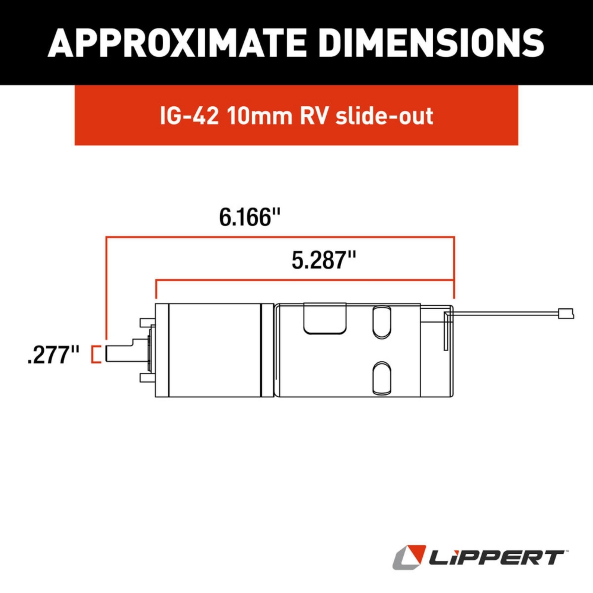Tiffin RV Lippert In-Wall Slide Out Motor 5016139 | RV Parts Masters, OEM Tiffin Motorhome Parts