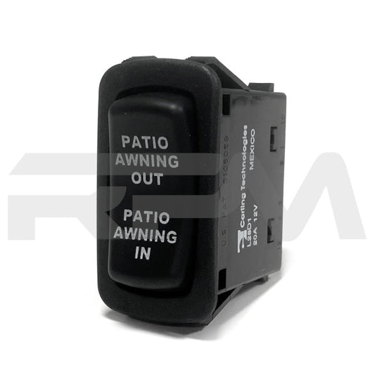 Tiffin RV Patio Awning In/Out Switch 5014454 | RV Parts Masters, OEM Tiffin Motorhome Parts