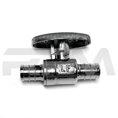 Tiffin RV Chrome Shut Off Valve for Water Line 1/2" Pex 3008 | RV Parts Masters, OEM Tiffin Motorhome Parts