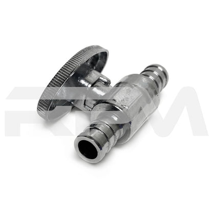 Tiffin RV Chrome Shut Off Valve for Water Line 1/2" Pex 3008 | RV Parts Masters, OEM Tiffin Motorhome Parts
