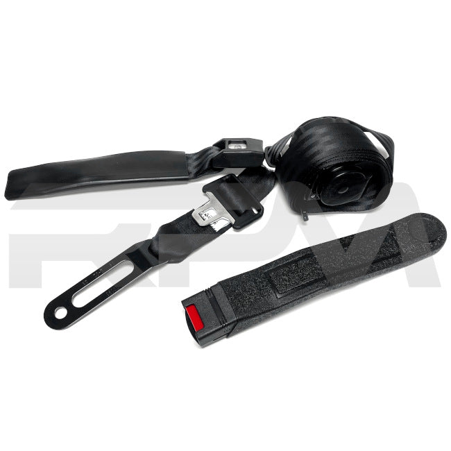Securon GB 2-Point Lap Seat Belt – Grey, Adjustable Static Harness For Motorhome, Classic Vehicles