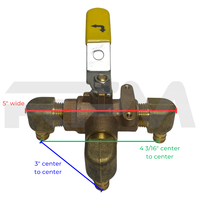 Tiffin RV Standard 3-Way Diversion Ball Valve 5021846 | RV Parts Masters, OEM Tiffin Motorhome Parts
