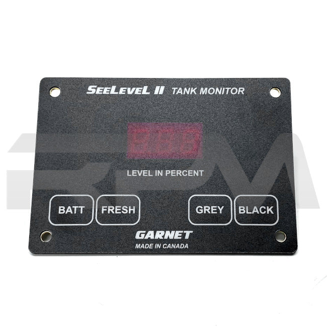 Tiffin RV SeeLeveL II Tank Monitor Panel 4-Button Garnet Instruments 5083499 | RV Parts Masters, OEM Tiffin Motorhome Parts