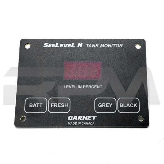 Tiffin RV SeeLeveL II Tank Monitor Panel 4-Button Garnet Instruments 5083499 | RV Parts Masters, OEM Tiffin Motorhome Parts