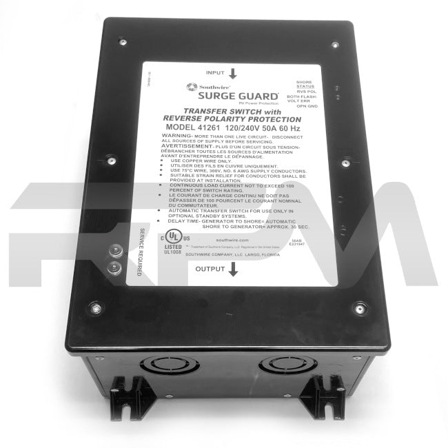 Tiffin RV Surge Guard Transfer Switch Box 50 AMP 5116160 | RV Parts Masters, OEM Tiffin Motorhome Parts