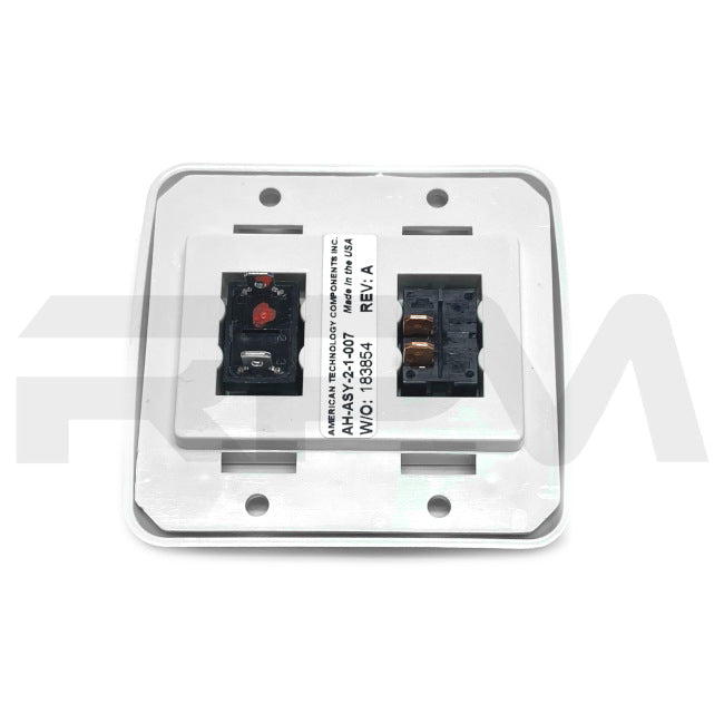 Tiffin RV White Water Pump Switch with Red Indicator Light 8251 | RV Parts Masters, OEM Tiffin Motorhome Parts