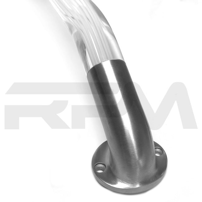 Tiffin RV Lighted Assist Bar Handle Nickel Finish 8296 | RV Parts Masters, OEM Tiffin Motorhome Parts