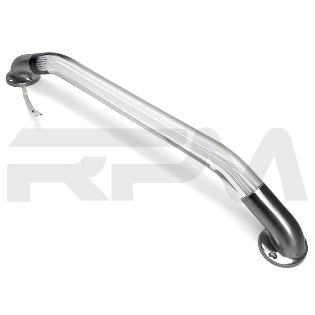 Tiffin RV Lighted Assist Bar Handle Nickel Finish 8296 | RV Parts Masters, OEM Tiffin Motorhome Parts