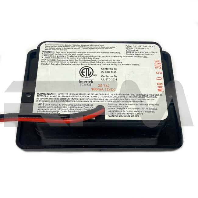 Tiffin RV Carbon Monoxide / Propane Gas Alarm Safe-T-Alert 5060082 | RV Parts Masters, OEM Tiffin Motorhome Parts
