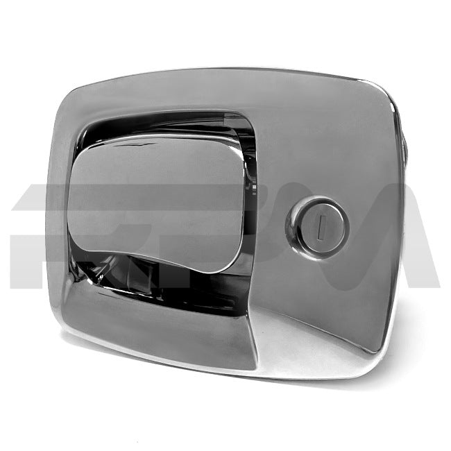 Tiffin RV Compartment Door Handle Chrome Locking 5089800 | RV Parts Masters, OEM Tiffin Motorhome Parts