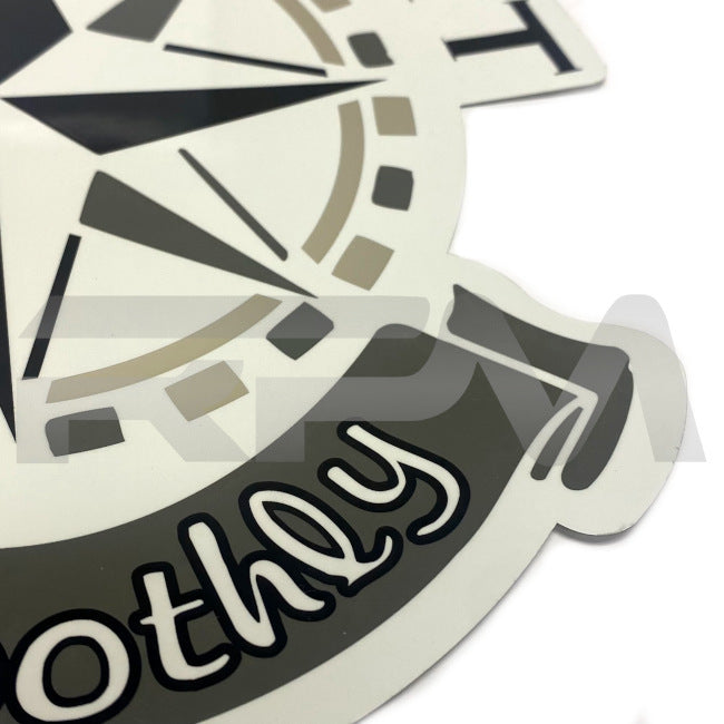 Tiffin RV "Roughing It Smoothly" Black & Silver Decal 34756 | RV Parts Masters, OEM Tiffin Motorhome Parts