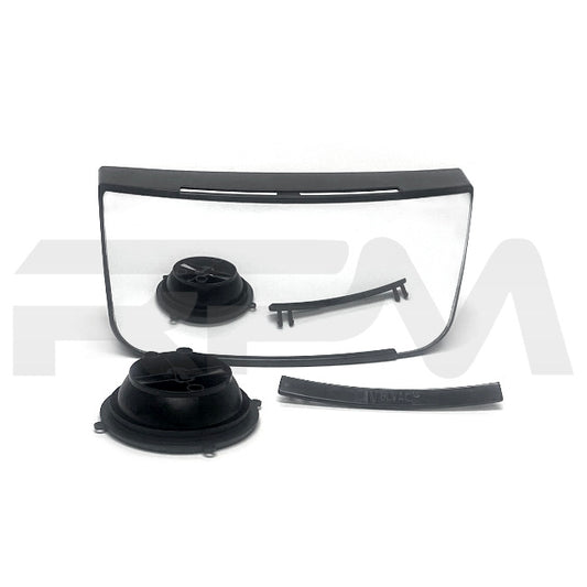 Tiffin RV Lower Convex Mirror 8" x 4" Glass Kit 7560 | RV Parts Masters, OEM Tiffin Motorhome Parts