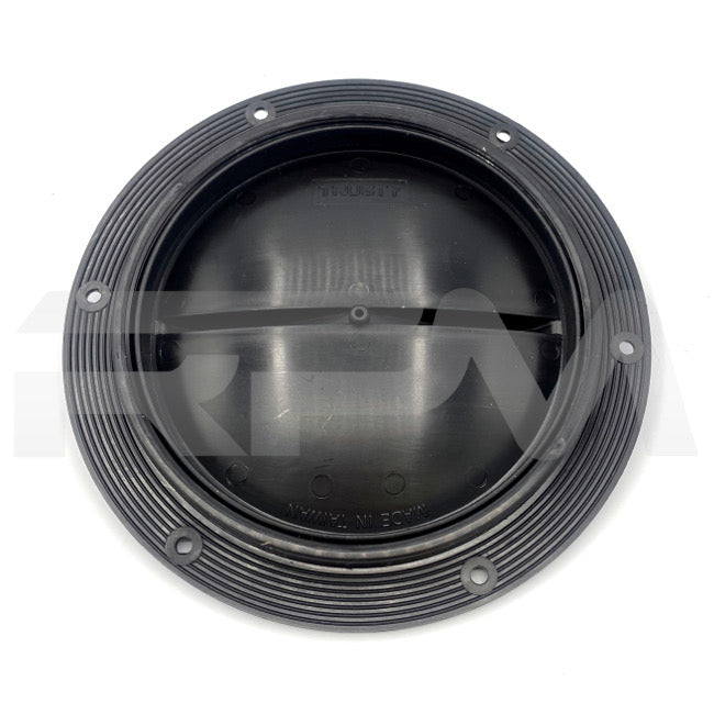 Tiffin RV Deck Plate Screw-In Access Port 5 in. Black 7608 | RV Parts Masters, OEM Tiffin Motorhome Parts