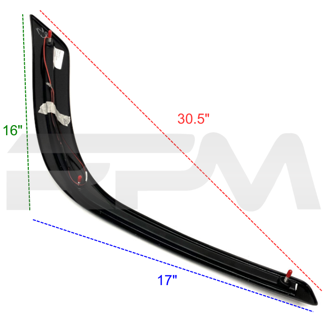 Tiffin RV Front Auxiliary Light &amp; Bezel Driver Side 5053255 | RV Parts Masters, OEM Tiffin Motorhome Parts