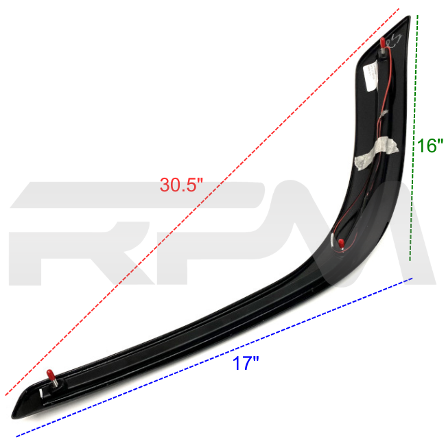 Tiffin RV Front Auxiliary Light &amp; Bezel Passenger Side 5053256 | RV Parts Masters, OEM Tiffin Motorhome Parts
